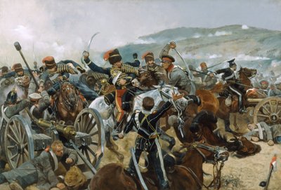 Die Entlastung der Leichten Brigade, 25. Oktober 1854, 1897 von Richard Caton Woodville